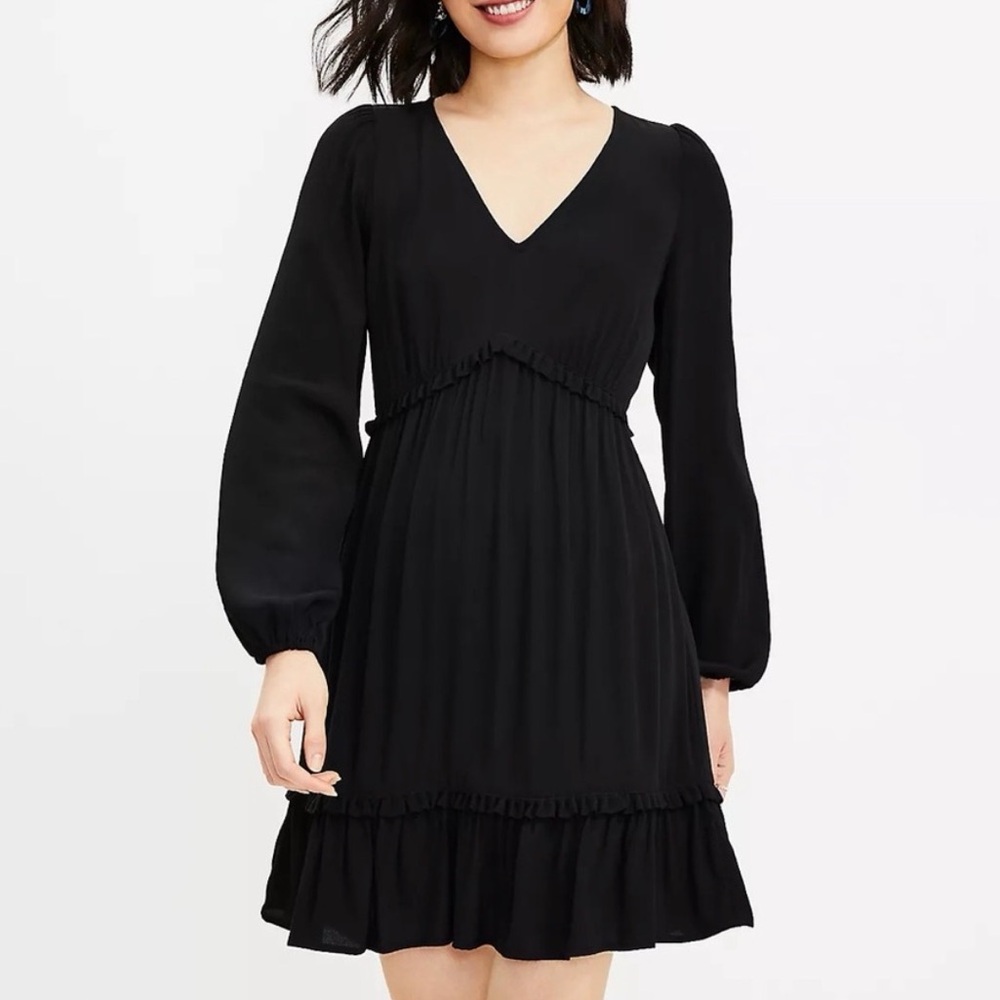 Loft Ruffle Dress - Picture 1 of 5